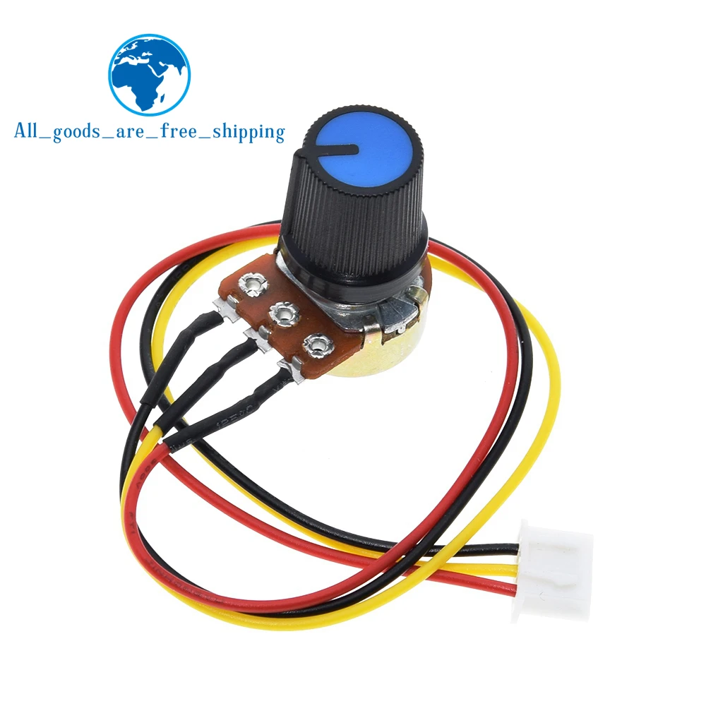 1/3PCS WH148 potentiometer B10K speed control knob control switch XH2.54 3P line control handle