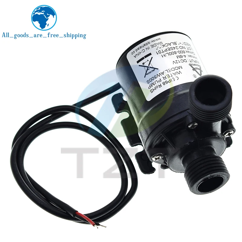 Ultra Quiet Mini DC 12V 19W Brushless Motor Water Pump 800L/H Submersible for Aquarium Fish Tank Pond Fountain Garden