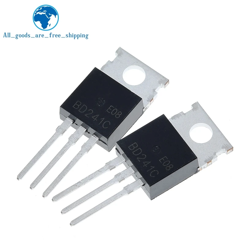 TZT 10/30PCS BD241C BD241 Voltage Regulation Module