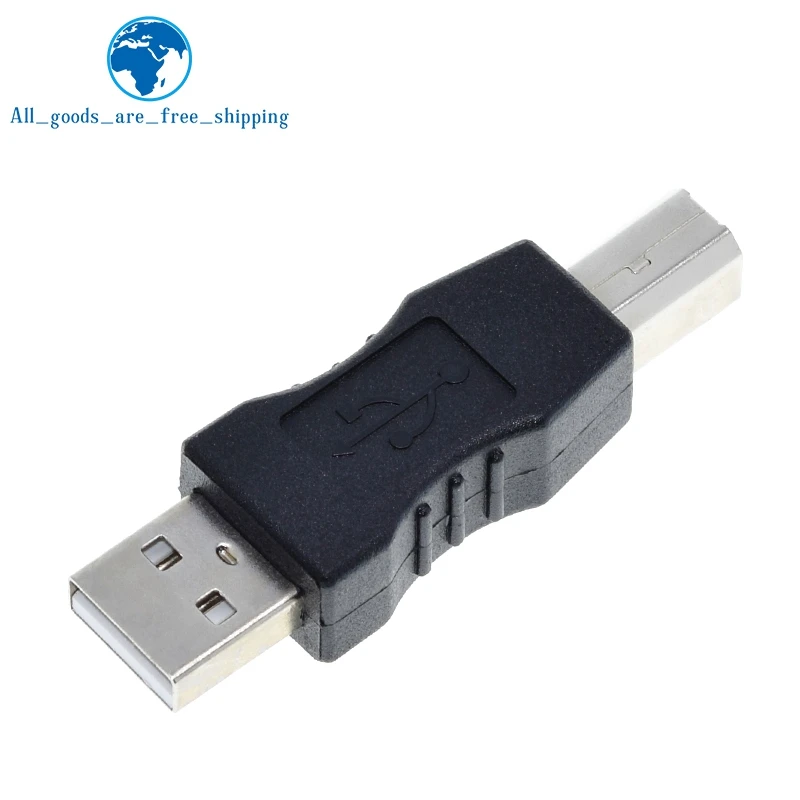 1/3PCS USB 2.0 Type A Female to B Male Adaptor For USB Printer Square Of the Public Transfer Joint TZT