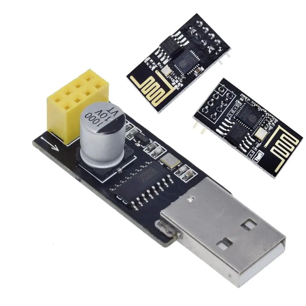 TZT ESP01 Programmer Adapter UART GPIO0 ESP-01 Adaptater ESP8266 CH340G USB to ESP8266 Serial Wireless Wifi Developent Board