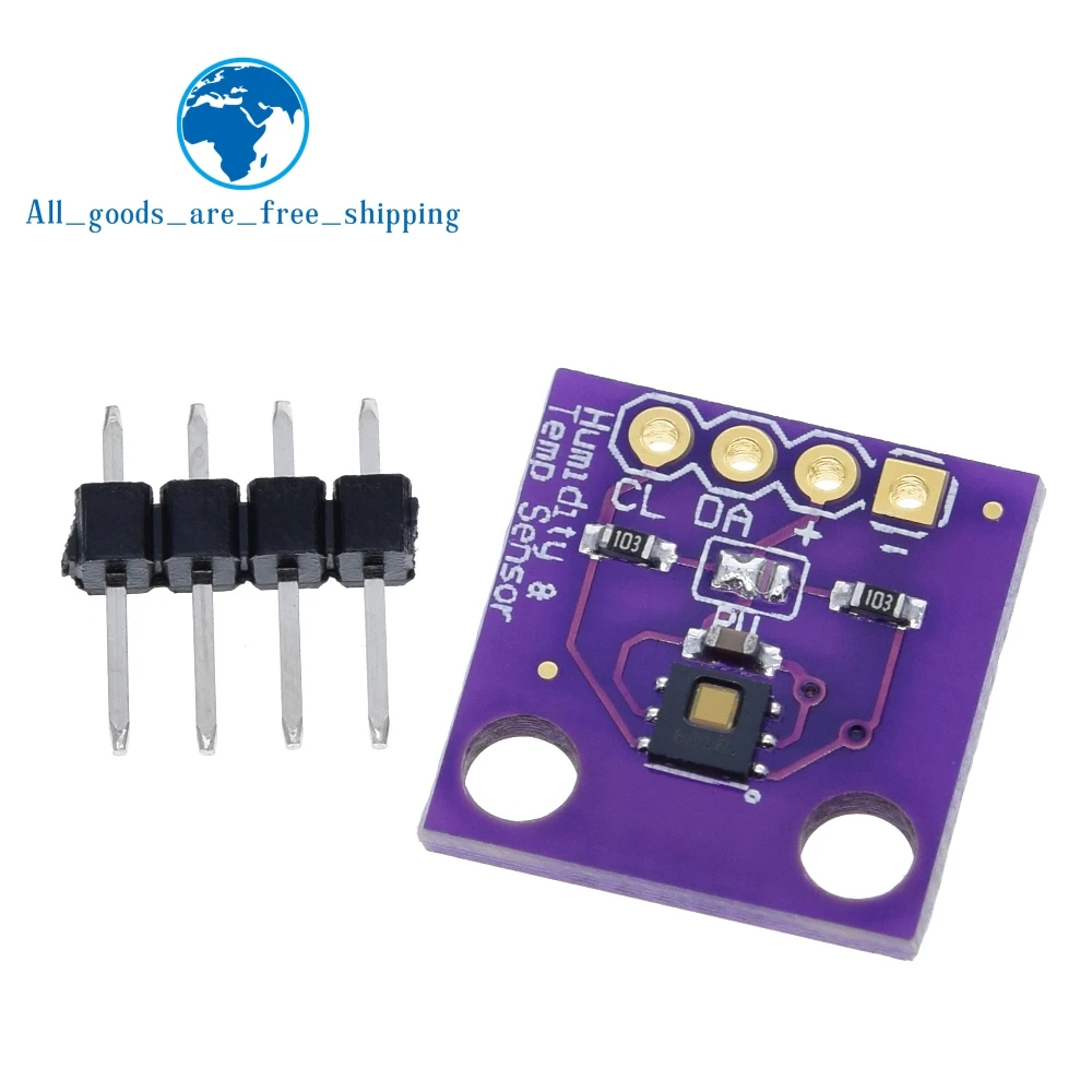 TZT 1/3PCS HDC1080 module Low Power, GY-213V-HDC1080 High Accuracy Digital Humidity Sensor with Temperature Sensor For Arduino