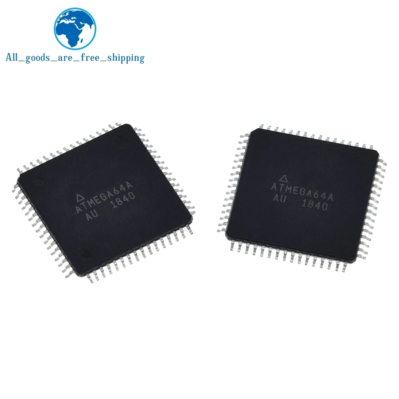 TZT 1/5PCS ATMEGA64A-AU ATMEGA64A For Arduino AVR