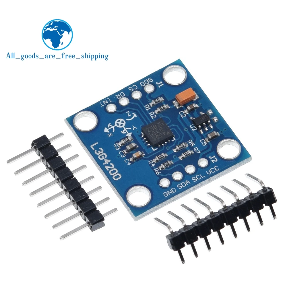 TZT 1/3PCS GY-50 L3G4200D Triple Axis Gyro Angular Velocity Sensor Module For Arduino MWC in stock high quality