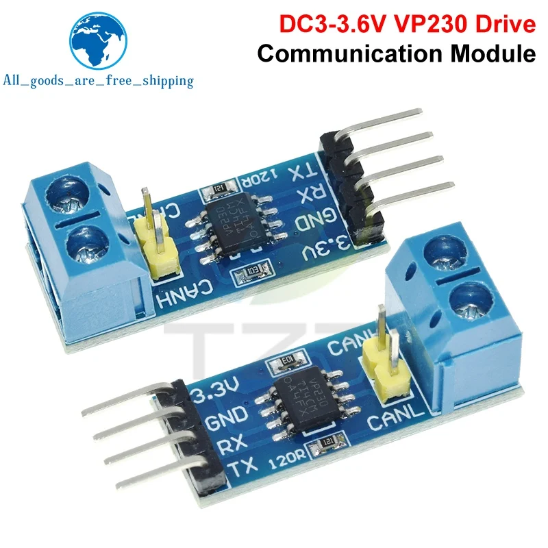 SN65HVD230 VP230 CAN Bus Transceiver Module 3.3V High-Speed for Arduino Development Board Evaluation Kit Industrial CAN Bus