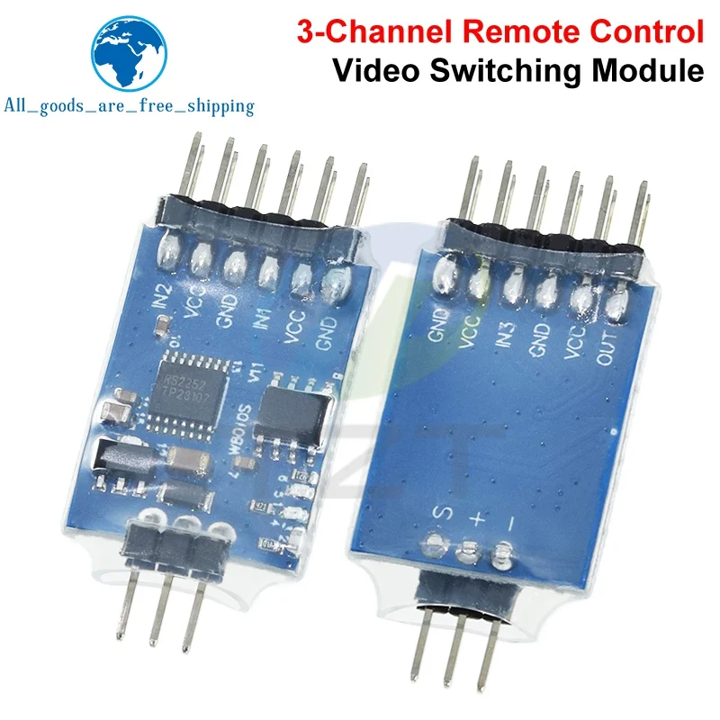 1/3PCS 5.8G 3 Channel Video Switcher Module 3 way Video Switch Compatibale With RC Camera For FPV Drone UAV Accessories