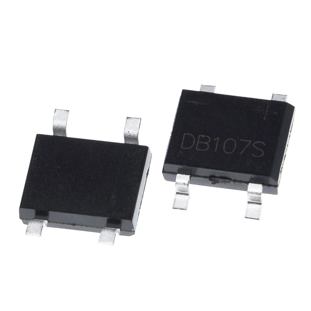 TZT 10/50PCS DB107 DB107S 1A 1000V