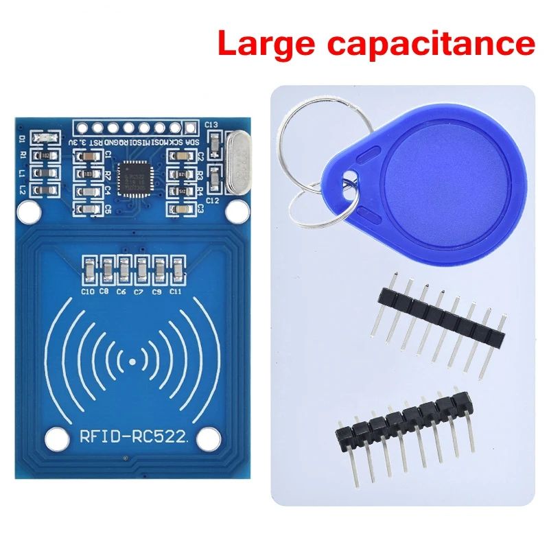 TZT MFRC-522 RC-522 RC522 Antenna RFID IC Wireless Module For Arduino IC KEY SPI Writer Reader IC Card Proximity Module
