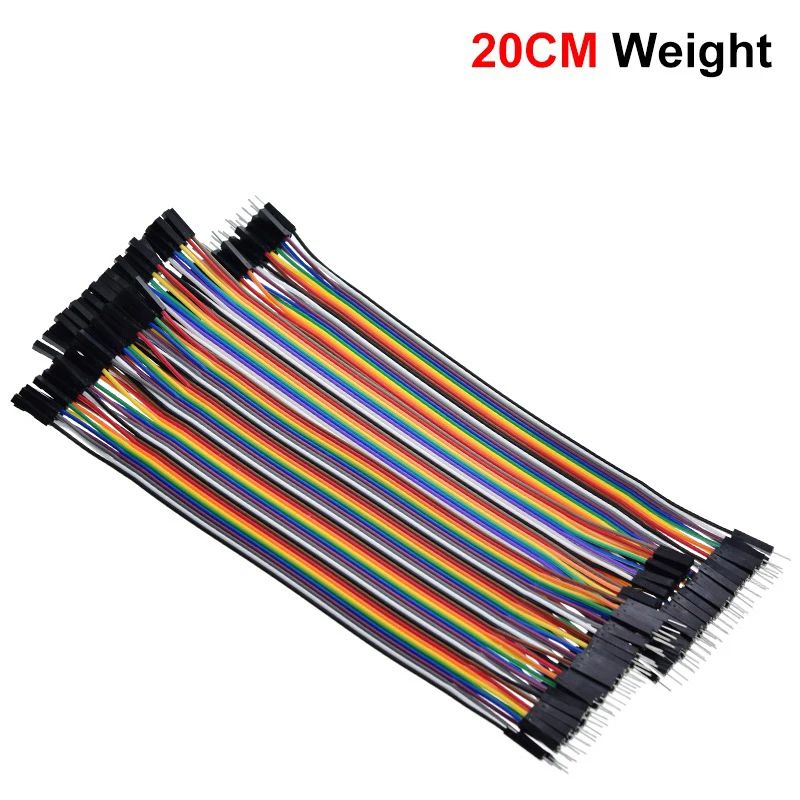 TZT 400pcs Jumper Wire For Dupont Cable line 20cm 3P-3P 2.54mm Male to Male , Male to Female , Female to Female For Arduino