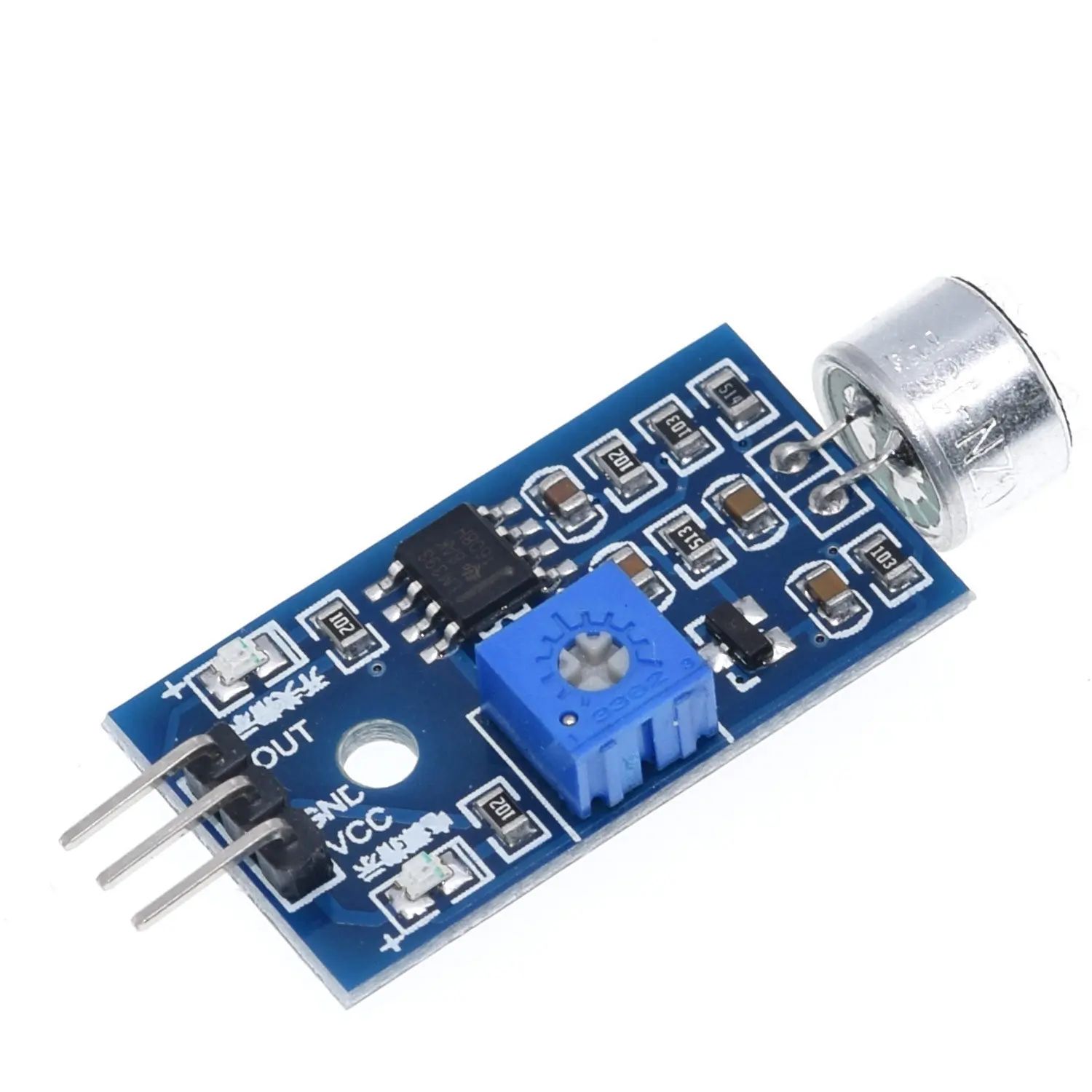 1/3PCS Voice Sound Detection Sensor Module 3pin Intelligent Smart Vehicle Robot Helicopter Airplane Aeroplane Car for arduino