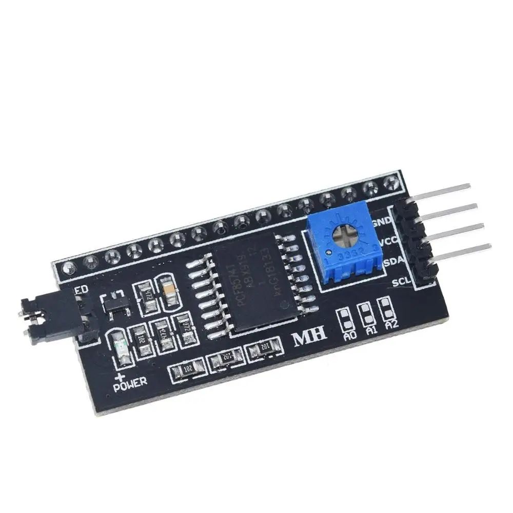 TZT 1/3PCS IIC I2C TWI SPI Serial Interface Board Port 1602 2004 LCD LCD1602 Adapter Plate LCD Adapter Converter Module PCF8574