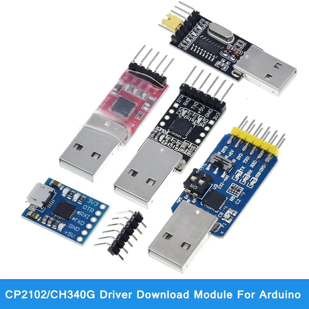 1/3PCS CP2102 USB 2.0 to UART TTL 5PIN Connector Module Serial Converter STC Replace FT232RL CH340G PL2303 For Arduino Pro mini