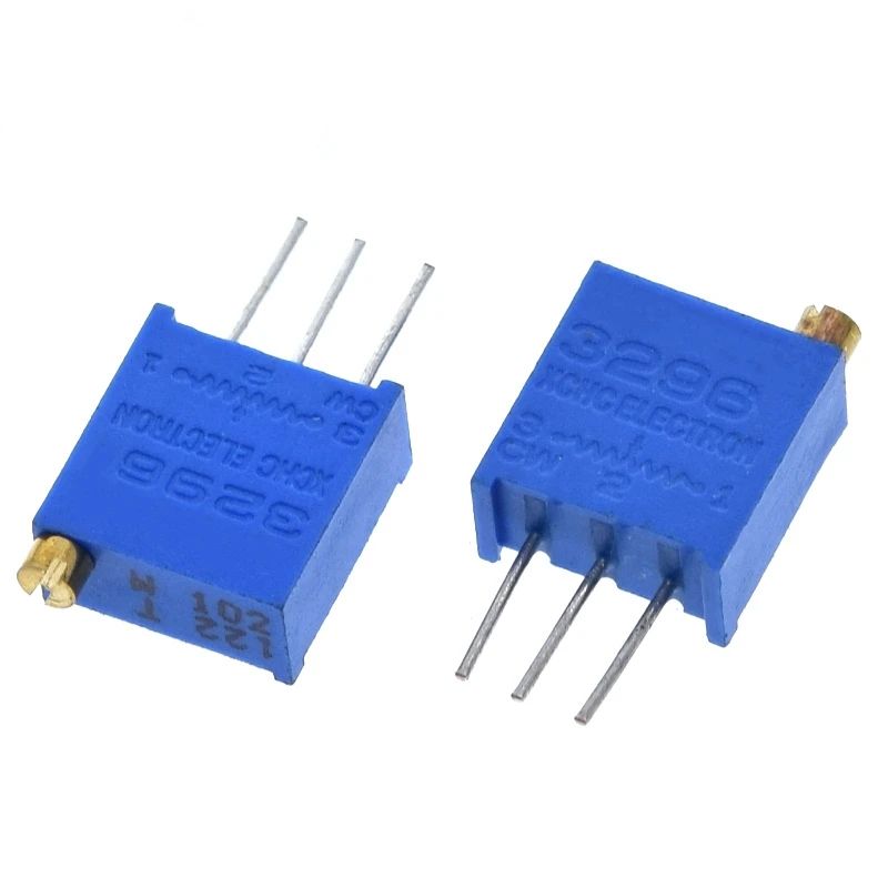 TZT 10/30PCS 3296W 1K 2K 5K 10K 20K 50K 100K 200K 500K 1M ohm Multiturn Trimmer Potentiometer High Precision Variable Resistor