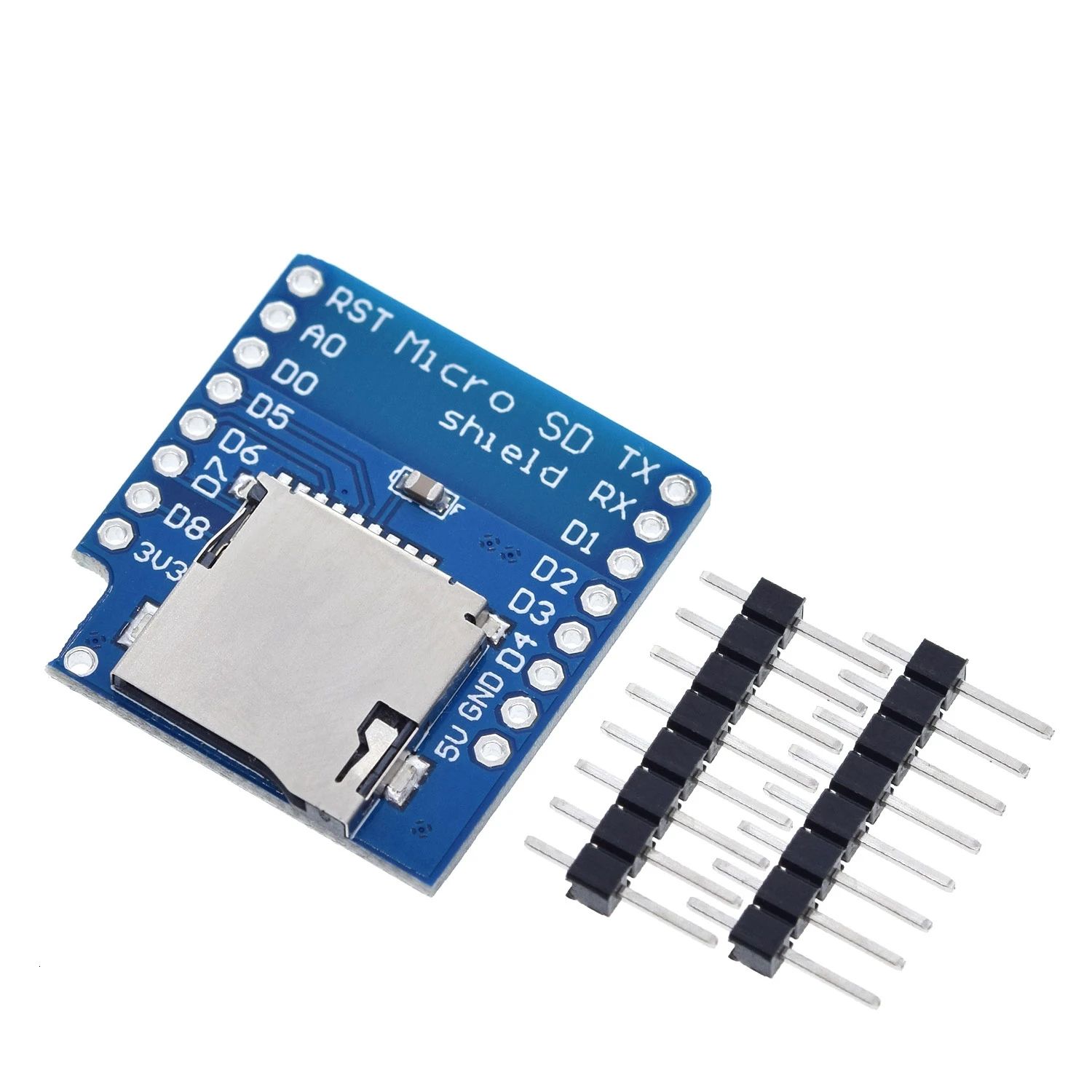 TZT 1/3PCS Micro SD Shield for WeMos D1 mini TF card module