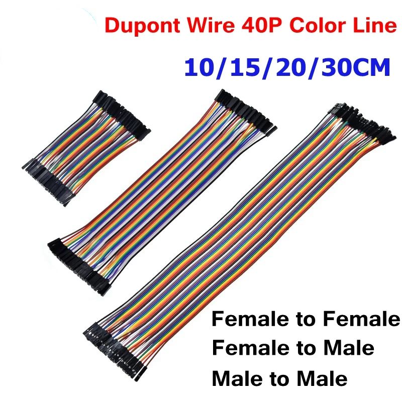 For Dupont Line 10CM 20CM 30CM 40Pin Male to Male + Male to Female and Female to Female Jumper Wire For Dupont Cable for Arduino