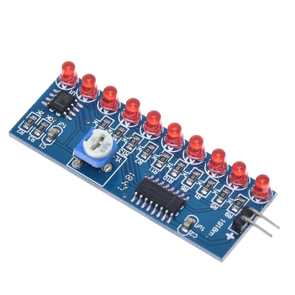 TZT 1/3PCS NE555+CD4017 Running LED Flow LED Light Electronic Production Suite DIY Kit