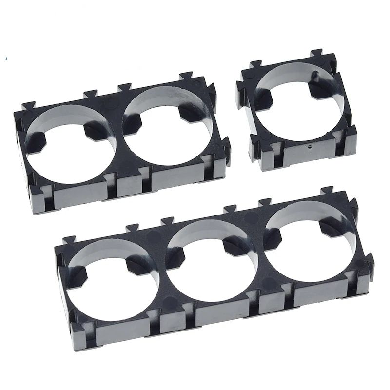 10PCS Plastic 1 2 3 Cell 18650 Battery Holder Bracket Cylindrical Batteries Pack fixture Anti Vibration Case Storage Box For DIY