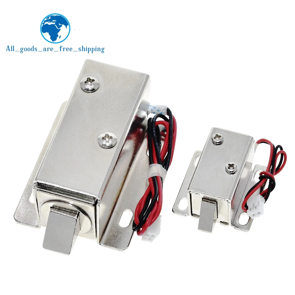 1/3PCS DC12V 0.35A 0.6A Small Electromagnetic Lock Storage Cabinets Electronic Lock Electric Bolt Lock Drawer File Cabinet Lock