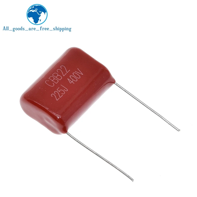 TZT 10/30PCS 400V225J 2.2UF Pitch 20M 225J400V 225 400V 2200PF CBB Polypropylene film capacitor
