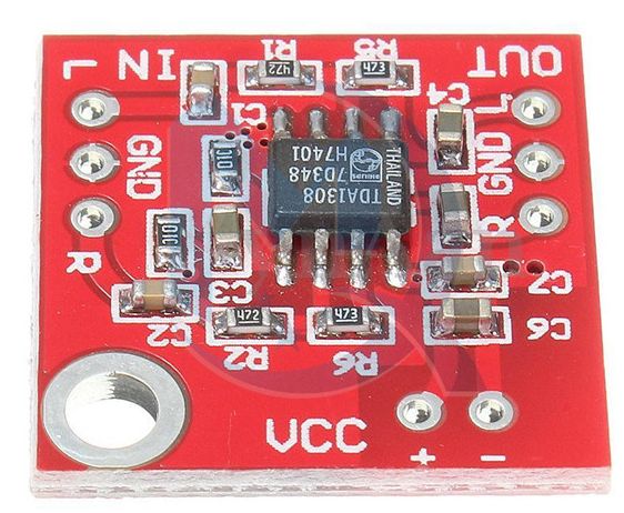 5x Mini Placa Pré-amplificadora Tda1308 Para Fones 3v-7v