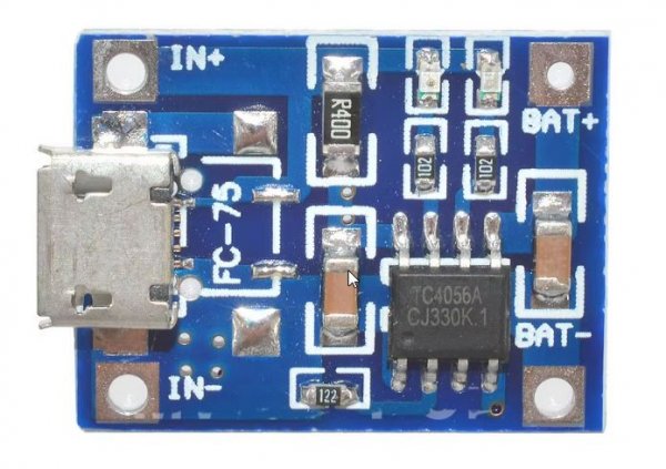 Módulo Carregador De Baterias De Lítio Tp4056 - Arduino