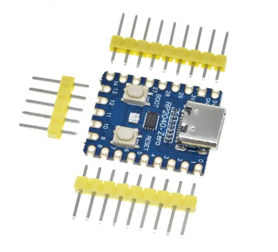25x Rp2040 Zero Placas Desenvolvimento Raspberry Pi Pico