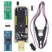 Kit C/03 Gravadores Eprom Usb Leitor Programador + Adaptador
