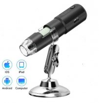 Microscópio Digital P/celular Wifi Sem Fio C/leds 1000x