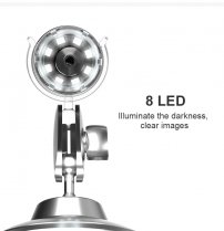 Microscópio Digital P/celular Wifi Sem Fio C/leds 1000x