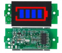 Módulo Indicador Nível De Carga Bateria 1s A 8s Azul