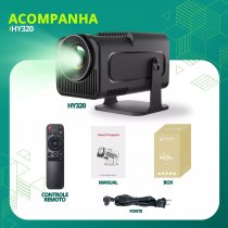 Projetor Hy320 Magcubic Original 4k, 390 Ansi, Bluetooth Nf