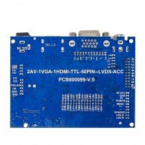 Placa Controladora Lcd/ttl - 30res. Hdmi/vga + Tela Lcd De 7
