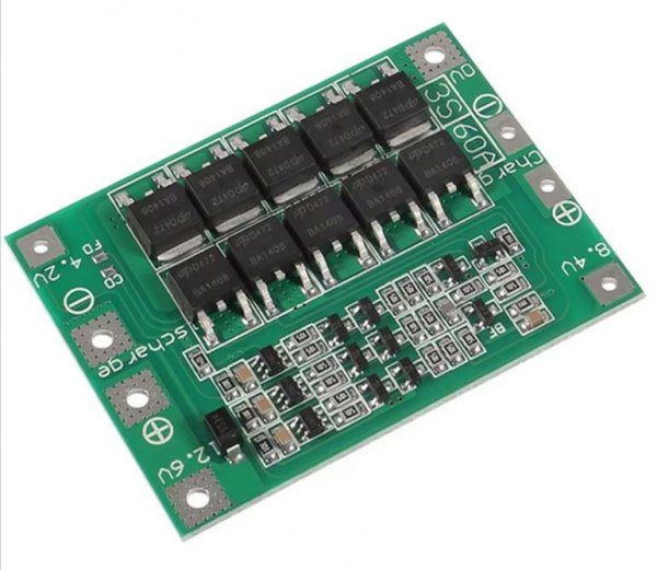 Placa Bms 3s 60a Com Balanceamento